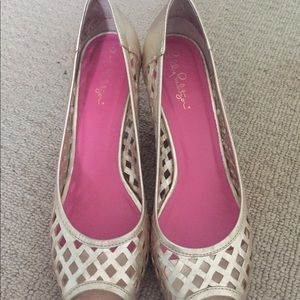 Lilly pulitzer wedges excellent conditions